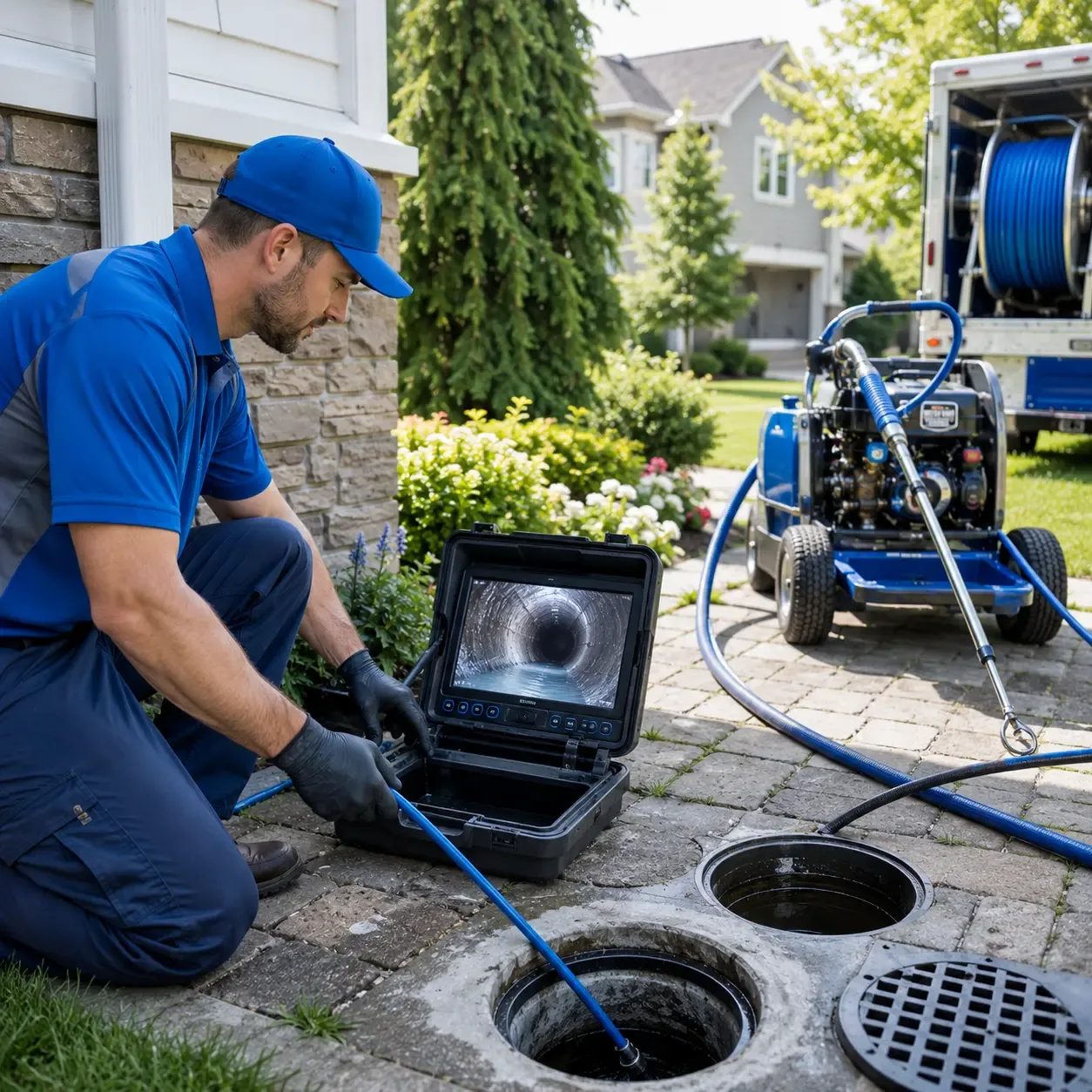 Outdoor drain cleaning professionals serving Gallion, AL
